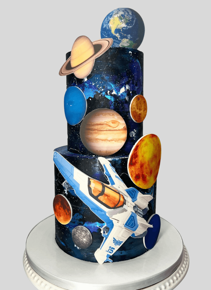 Pretty Interstellar Cake