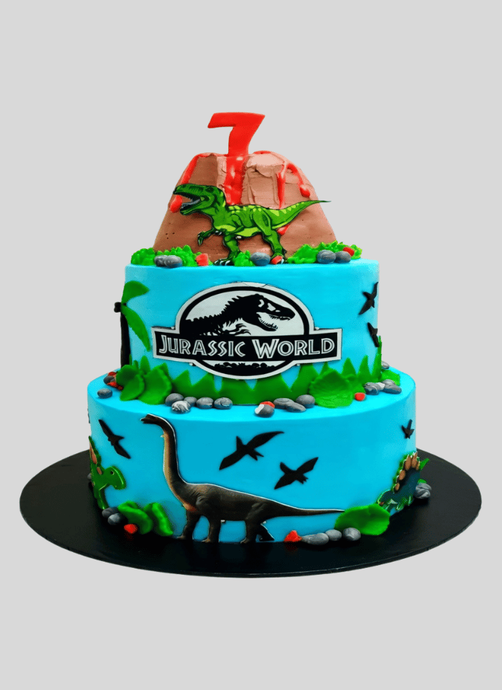 Bewitching Jurassic Park Cake