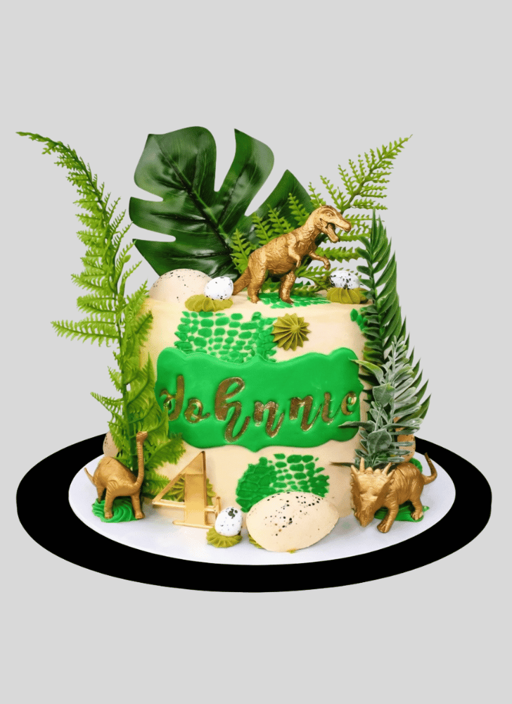 Captivating Jurassic Park Cake