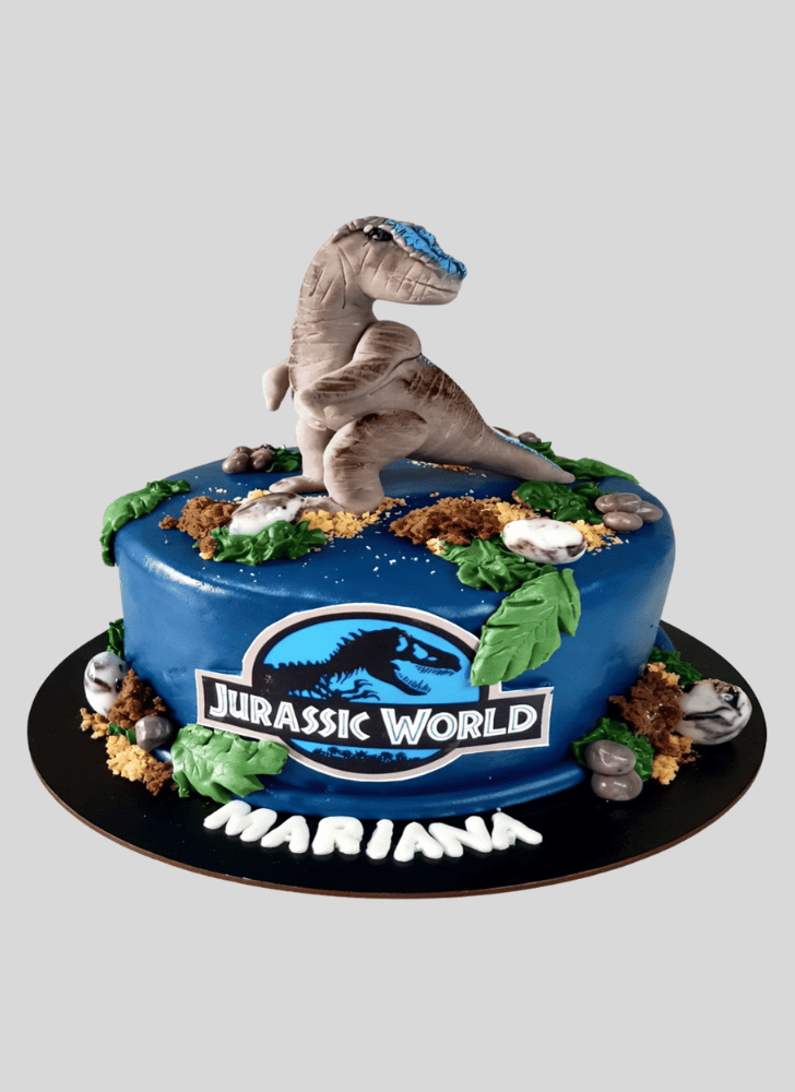 Comely Jurassic Park Cake