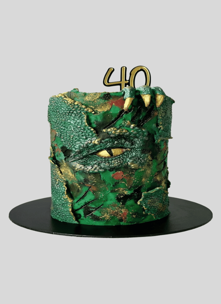 Delightful Jurassic Park Cake