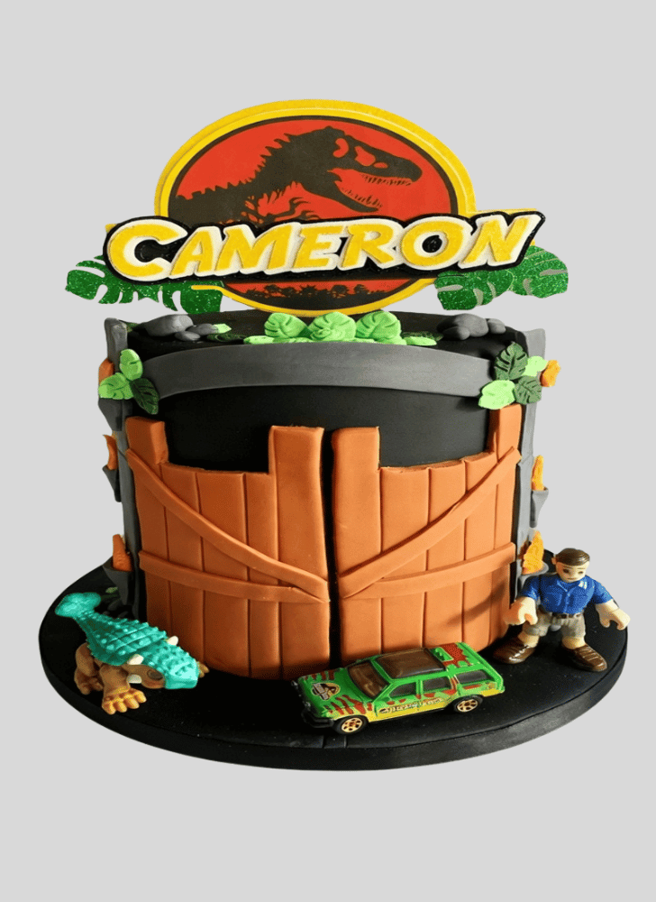 Divine Jurassic Park Cake