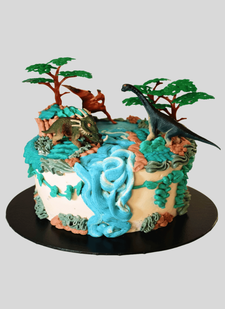 Excellent Jurassic Park Cake