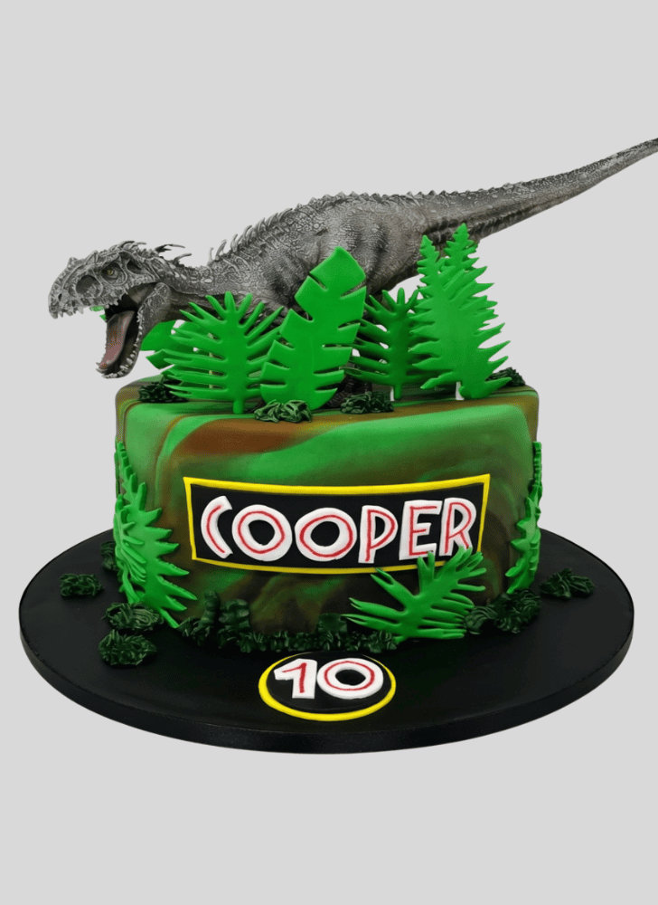 Fair Jurassic Park Cake