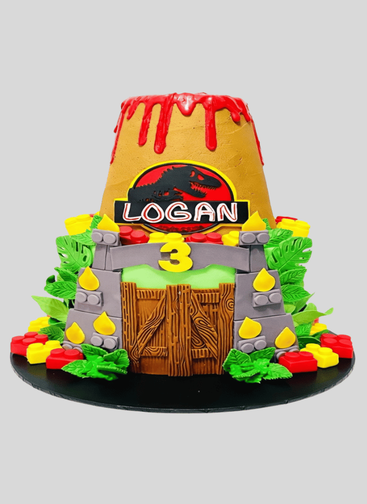 Magnificent Jurassic Park Cake