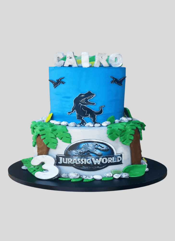 Nice Jurassic Park Cake