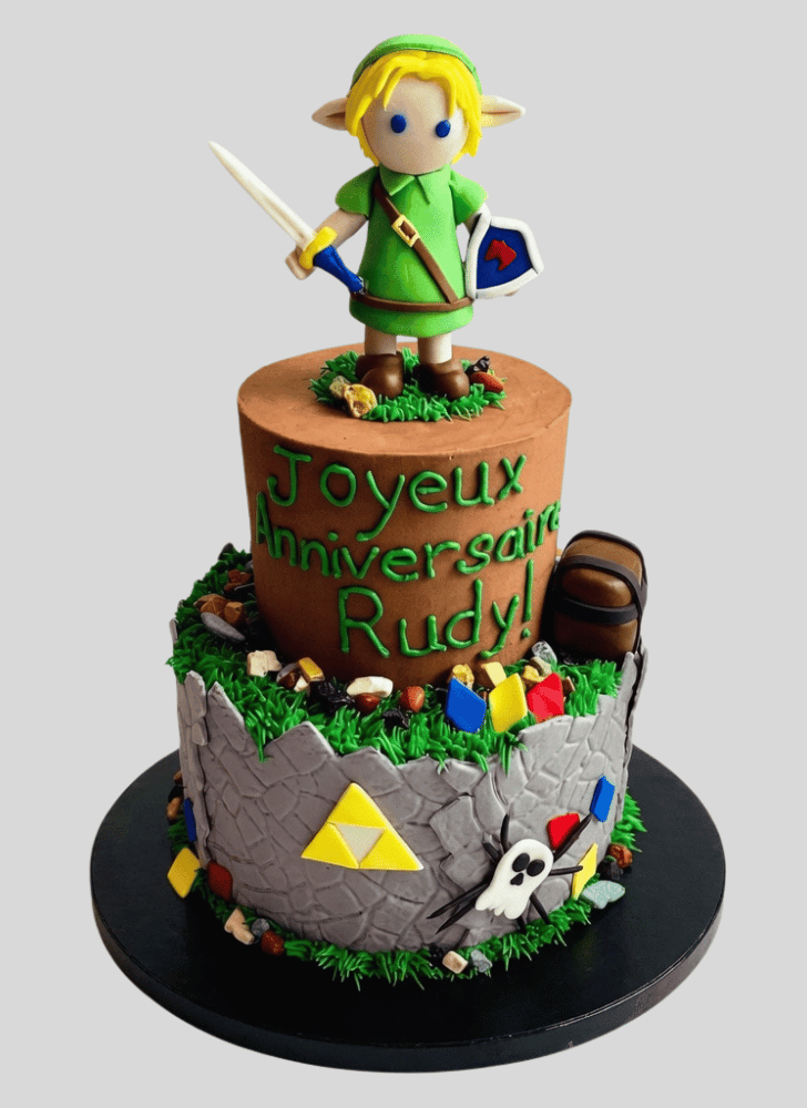 Beauteous Legend of Zelda Cake