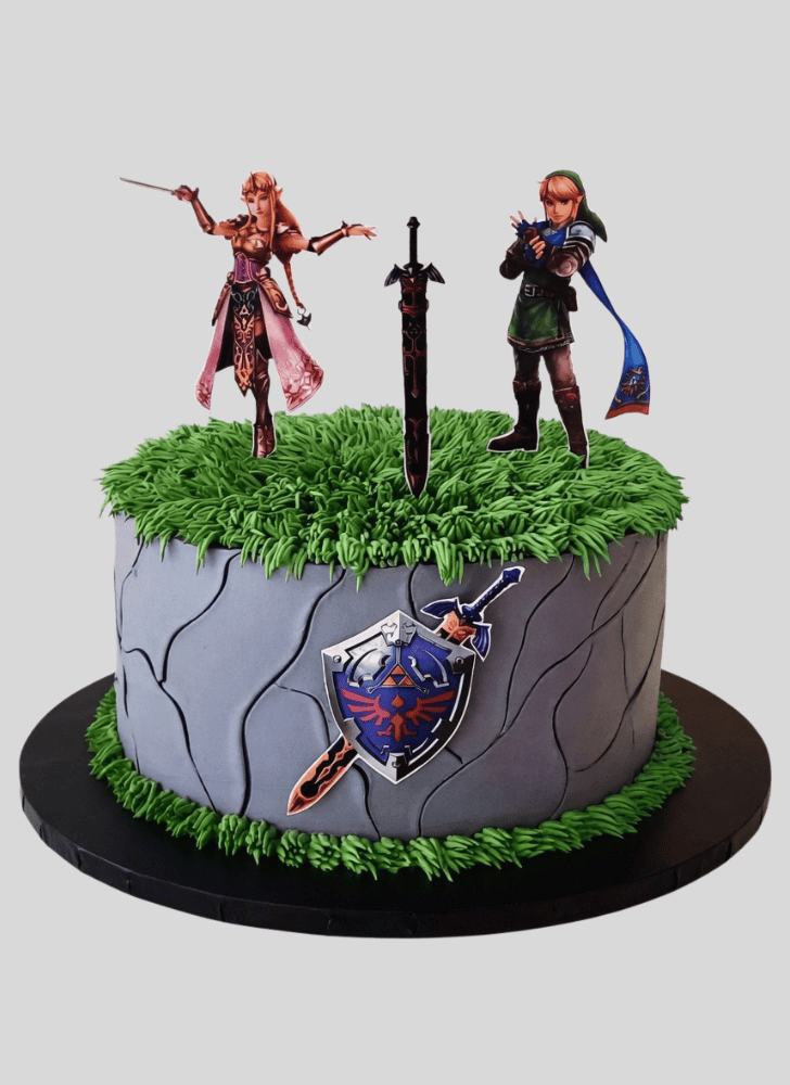 Charming Legend of Zelda Cake