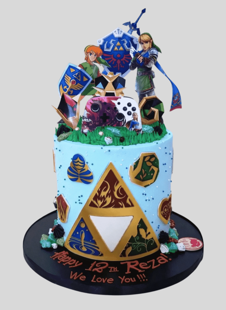 Classy Legend of Zelda Cake