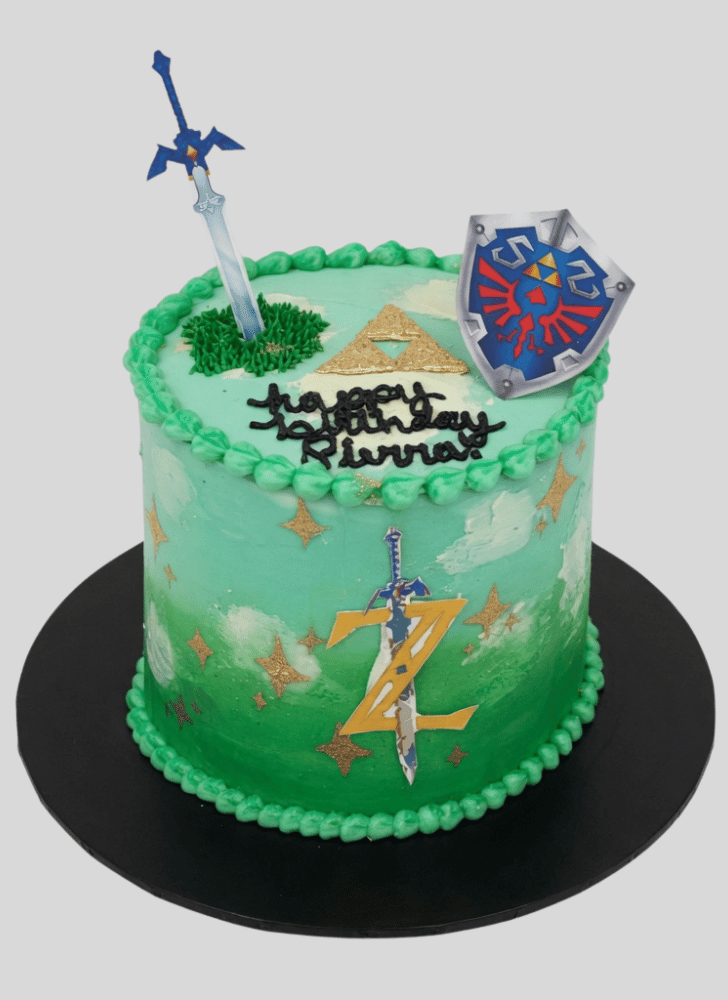 Comely Legend of Zelda Cake