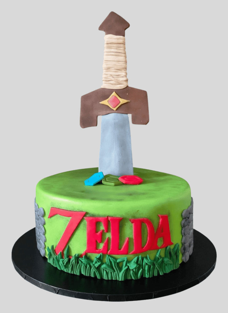 Delightful Legend of Zelda Cake