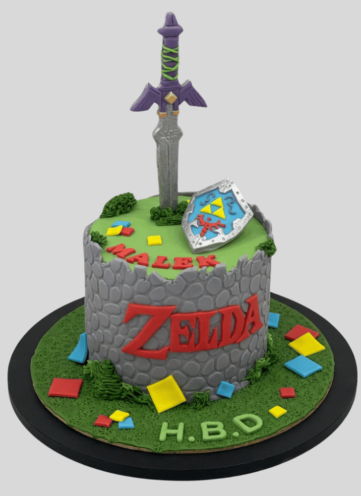 Fair Legend of Zelda Cake