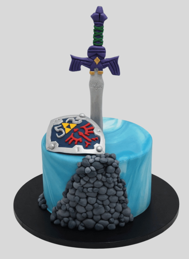 Graceful Legend of Zelda Cake