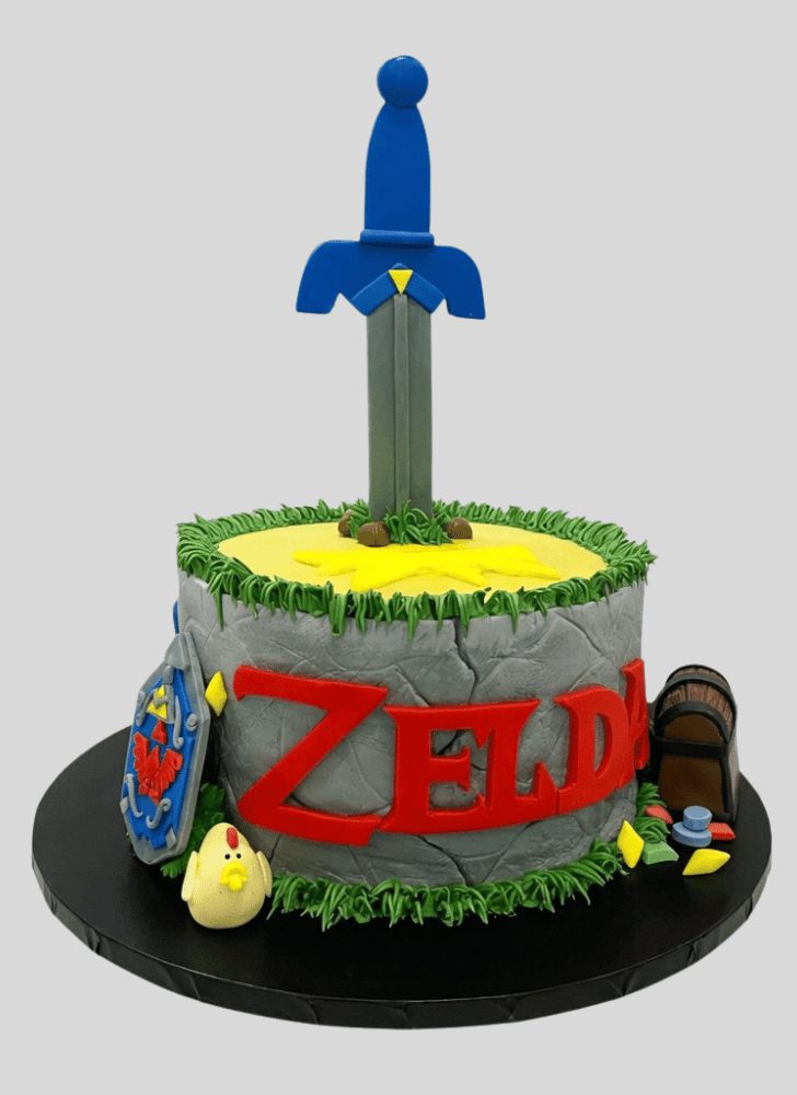 Handsome Legend of Zelda Cake