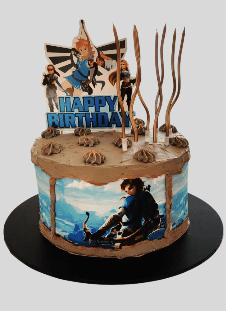 Lovely Legend of Zelda Cake Design