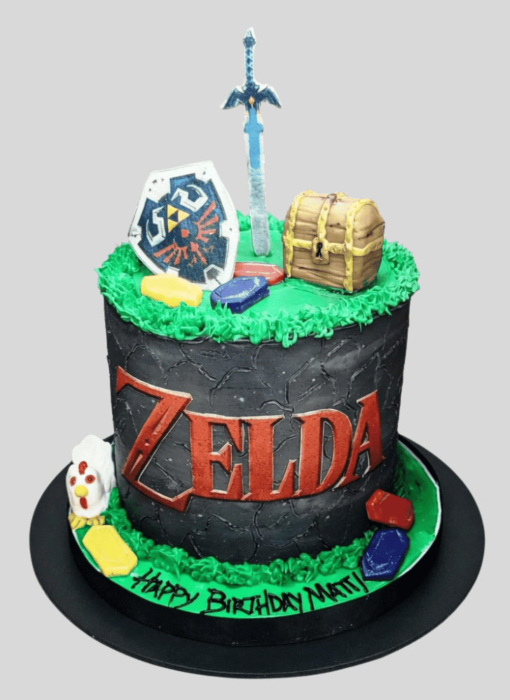 Radiant Legend of Zelda Cake