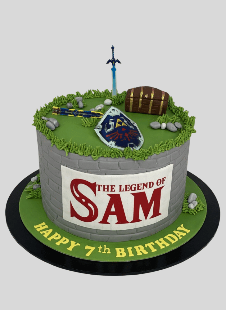 Refined Legend of Zelda Cake