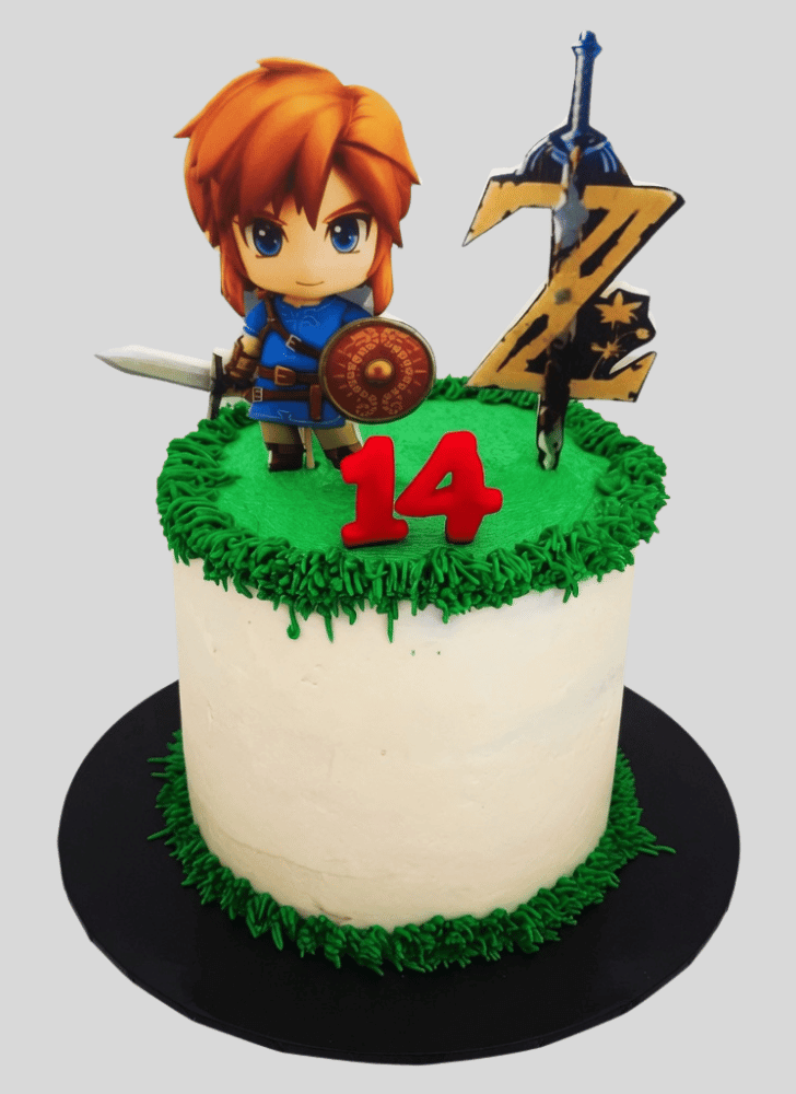 Shapely Legend of Zelda Cake