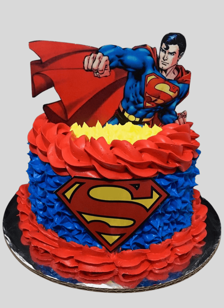 Admirable Man of Steel Cake Design