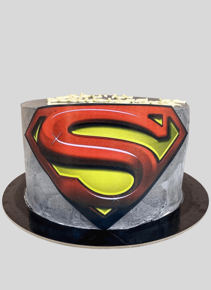 Adorable Man of Steel Cake