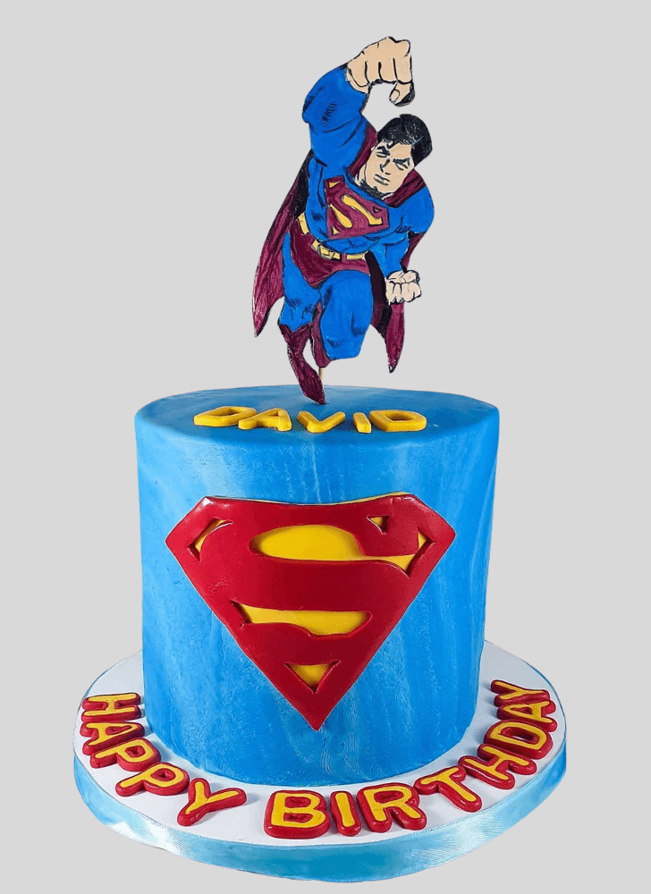 Appealing Man of Steel Cake