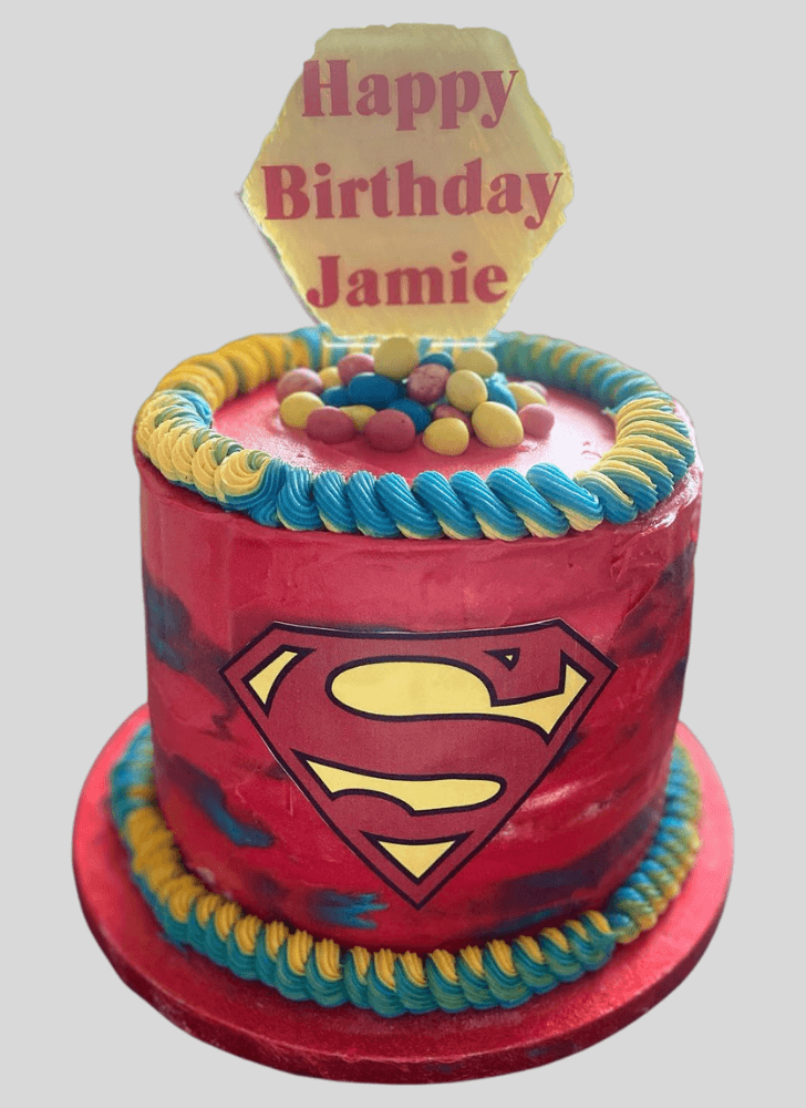 Captivating Man of Steel Cake