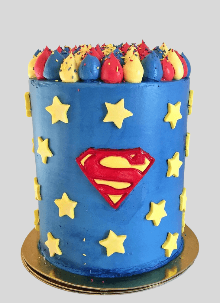 Dazzling Man of Steel Cake
