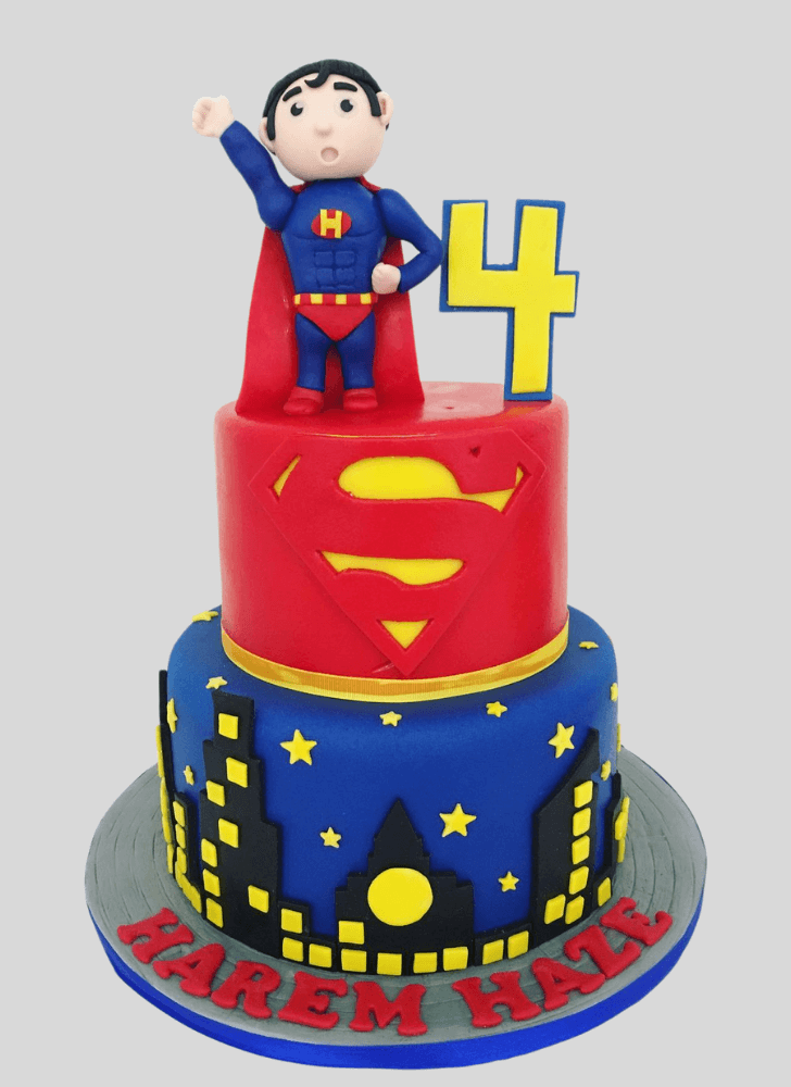 Delicate Man of Steel Cake