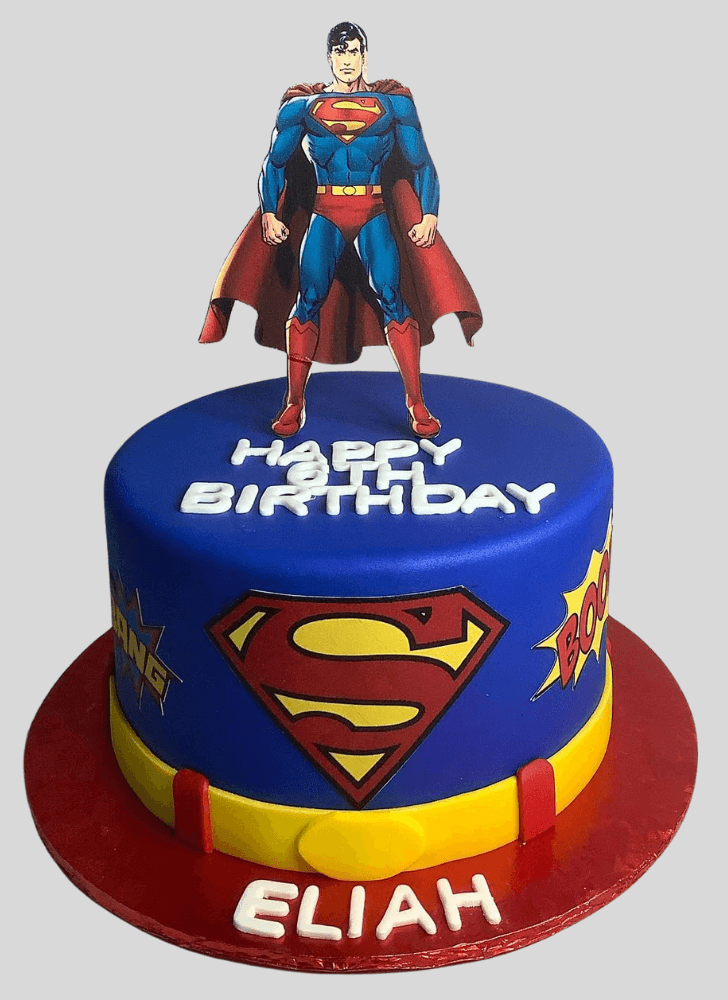 Elegant Man of Steel Cake