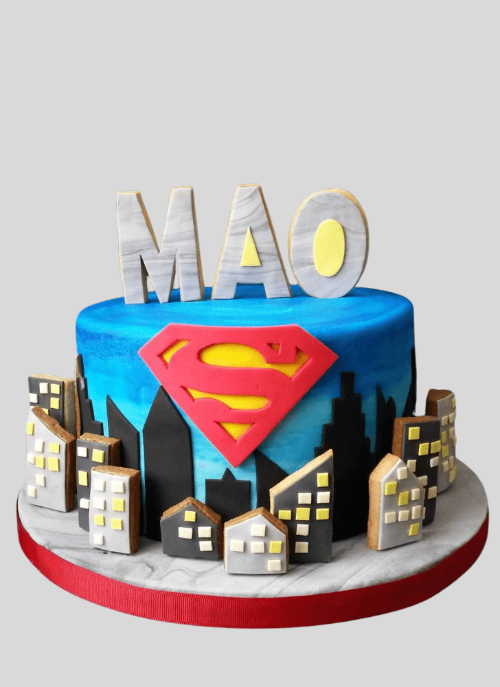 Enthralling Man of Steel Cake