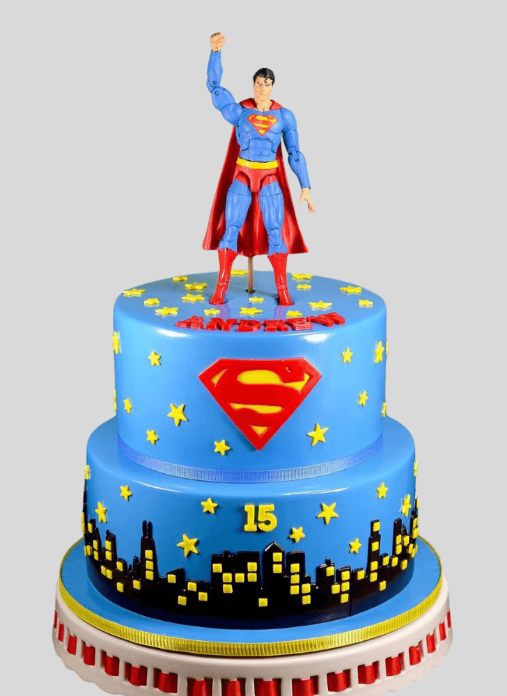 Enticing Man of Steel Cake