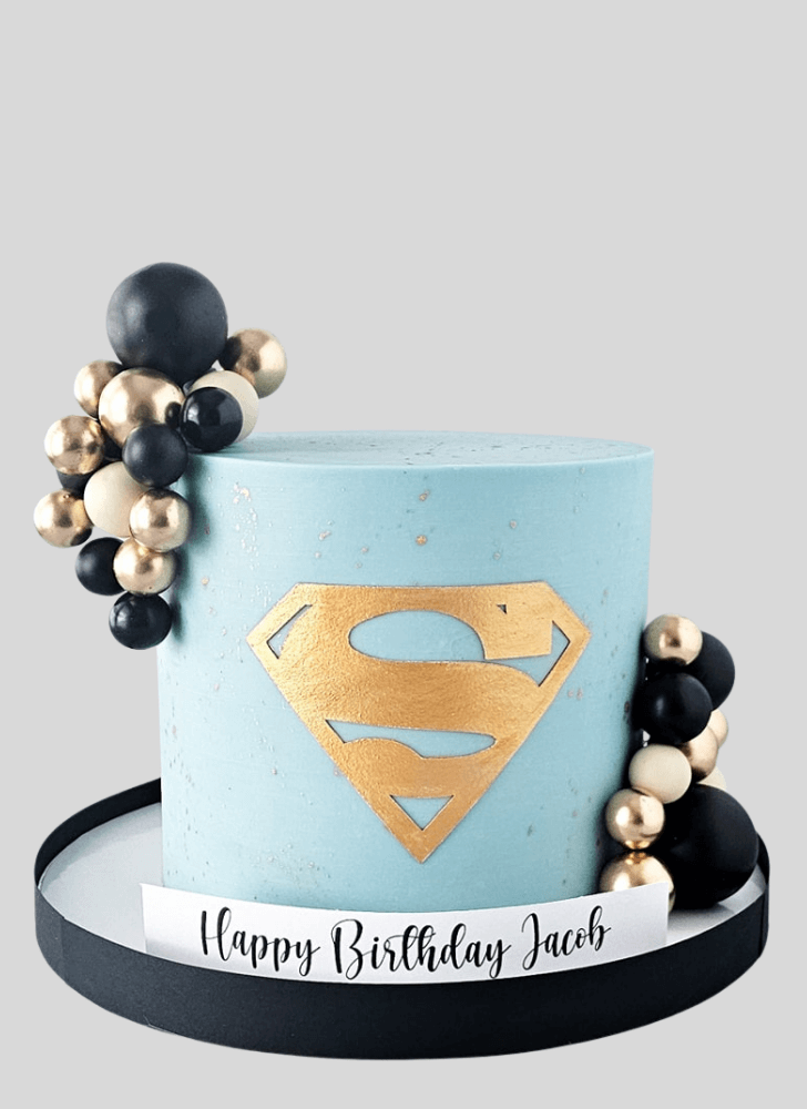 Excellent Man of Steel Cake