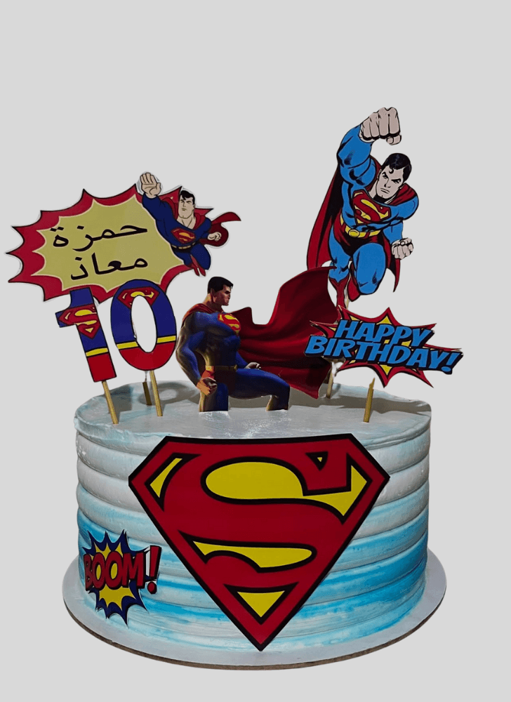 Exquisite Man of Steel Cake