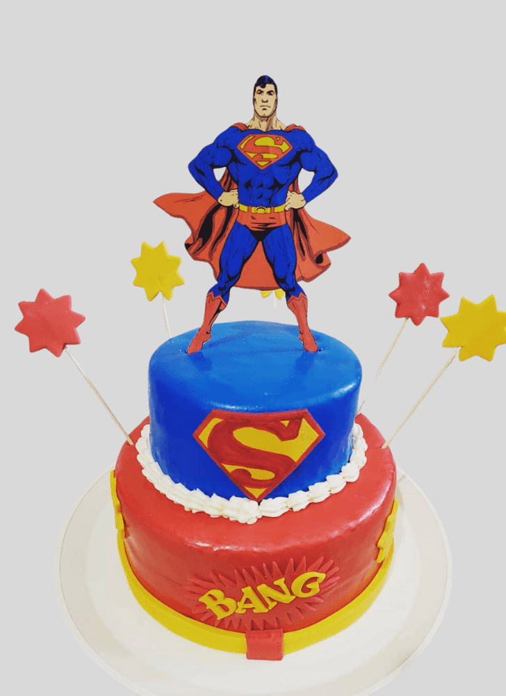 Handsome Man of Steel Cake