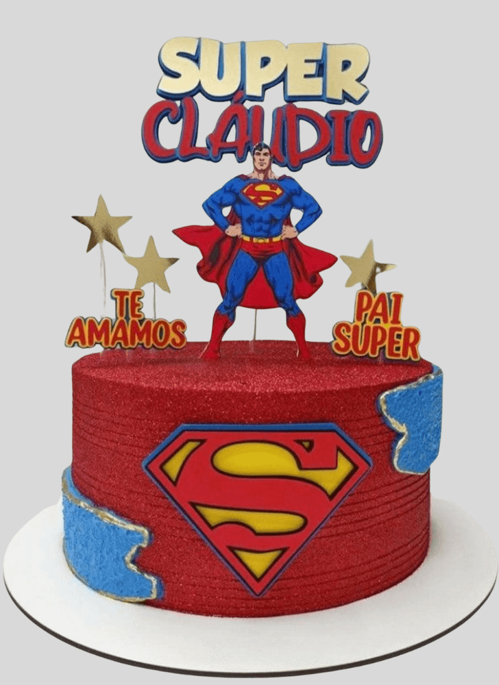 Magnificent Man of Steel Cake