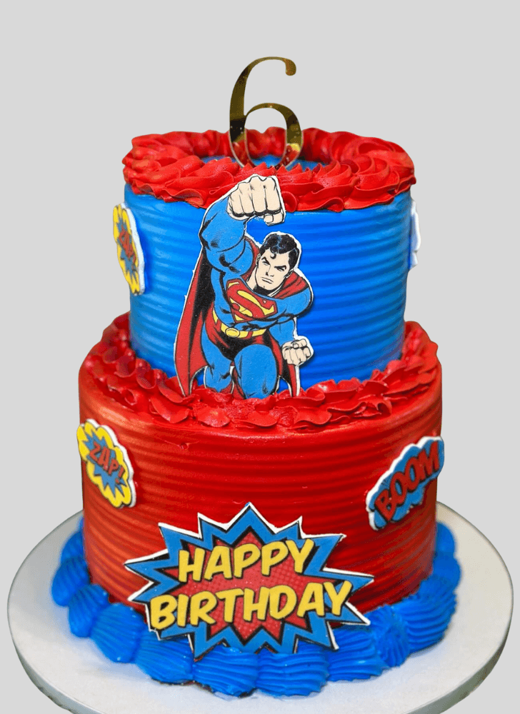 Pleasing Man of Steel Cake