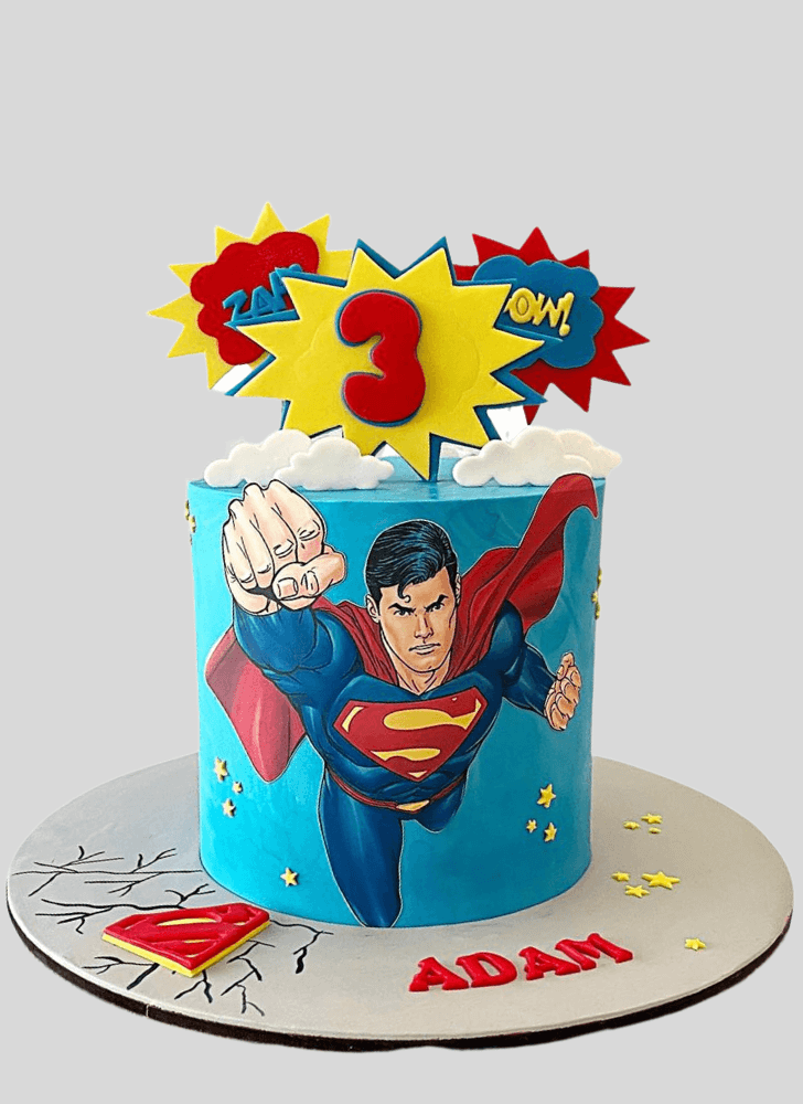 Shapely Man of Steel Cake