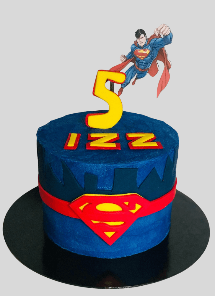 Superb Man of Steel Cake