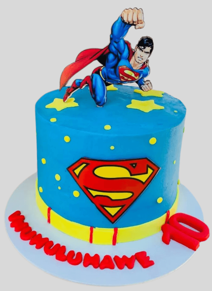 Wonderful Man of Steel Cake Design