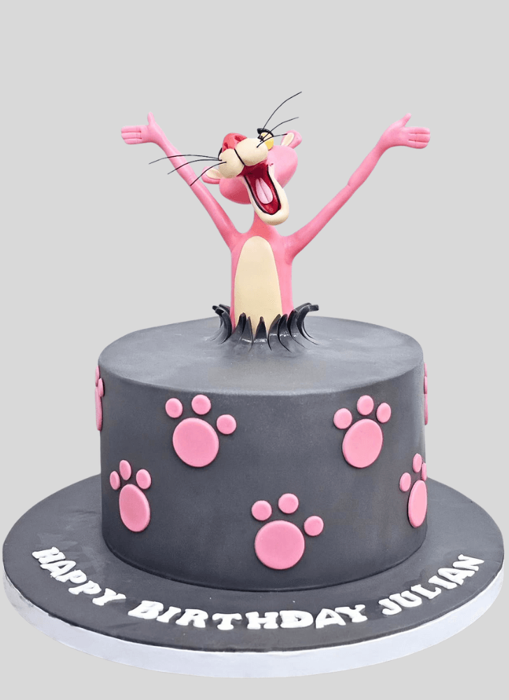 Alluring Pink Panther Cake