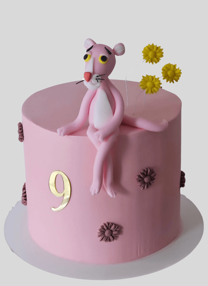Angelic Pink Panther Cake