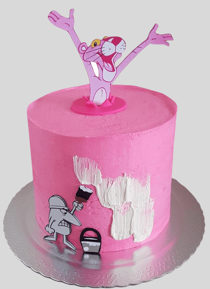 Bewitching Pink Panther Cake