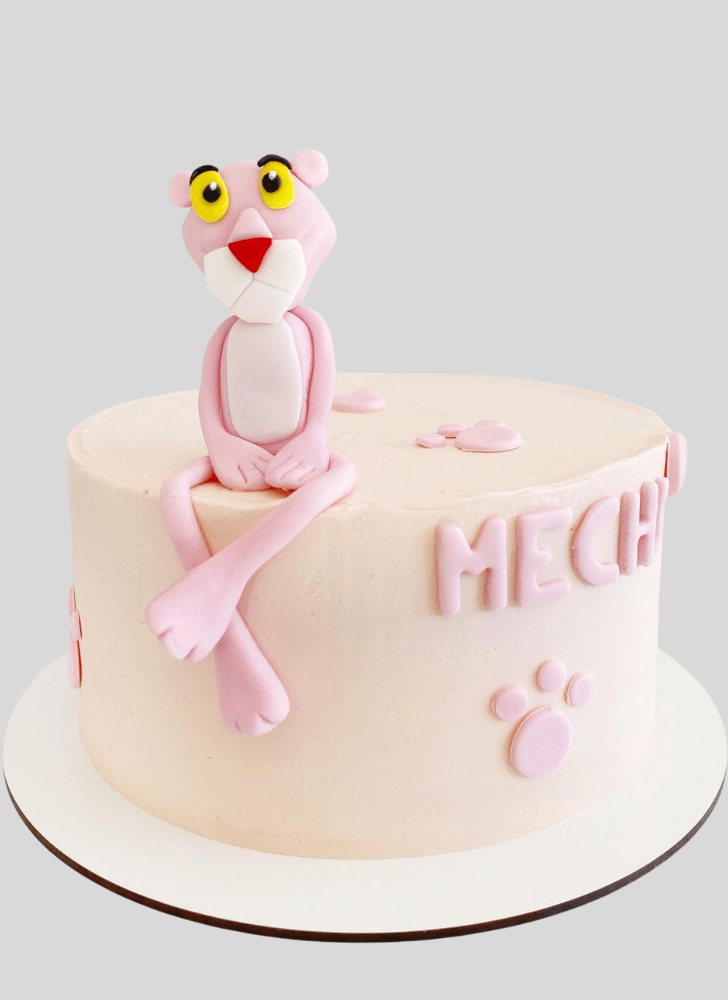 Captivating Pink Panther Cake