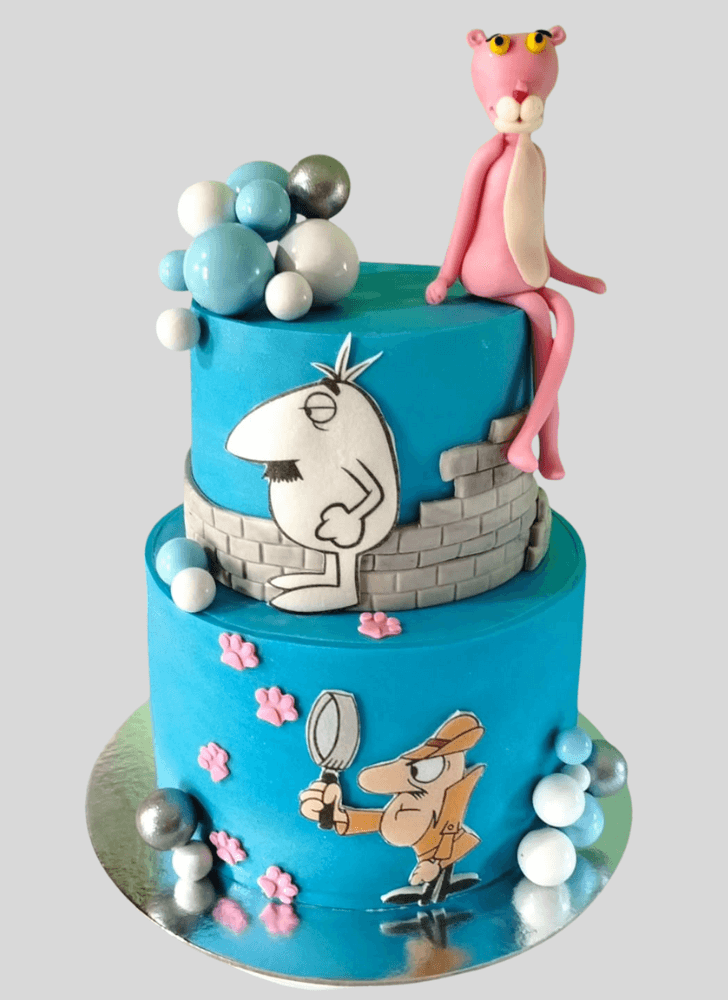 Elegant Pink Panther Cake