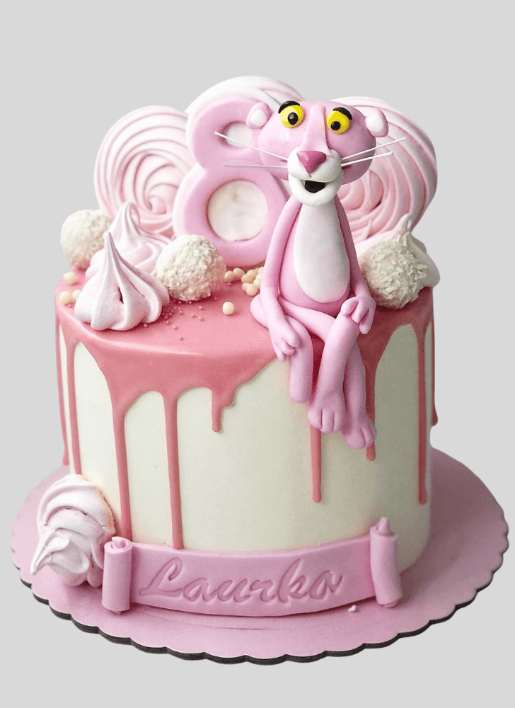 Exquisite Pink Panther Cake