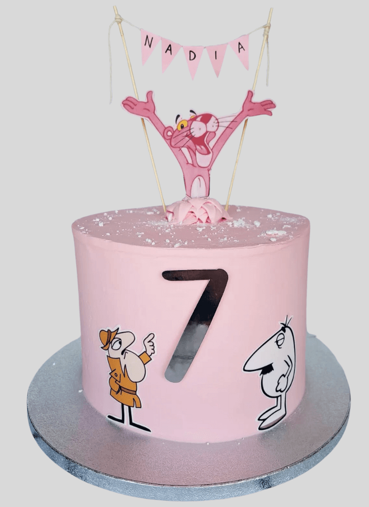 Gorgeous Pink Panther Cake