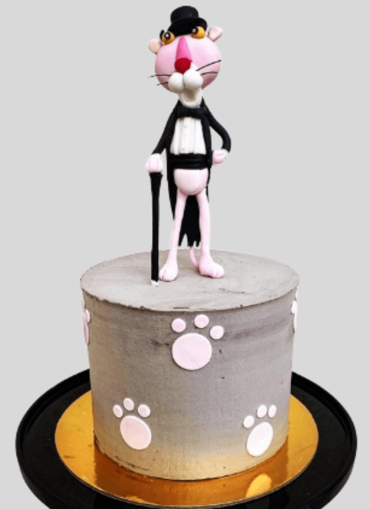 Graceful Pink Panther Cake