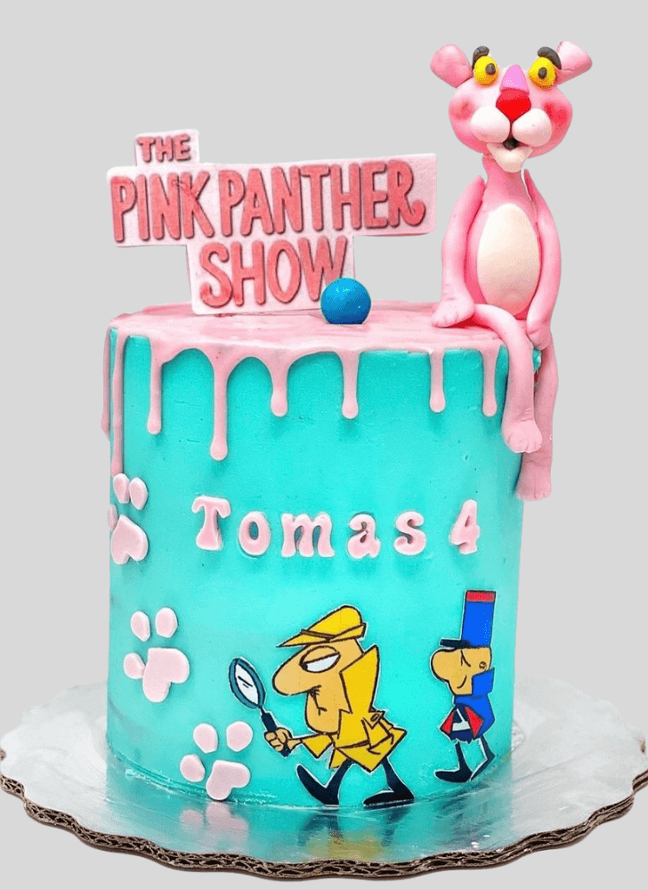 Handsome Pink Panther Cake