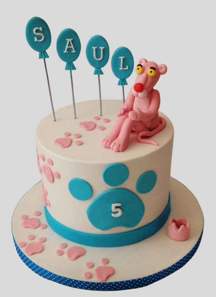 Lovely Pink Panther Cake Design