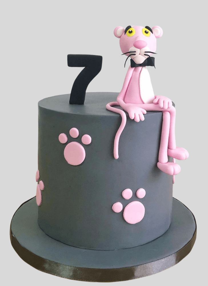 Magnetic Pink Panther Cake